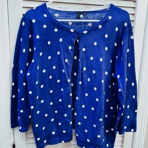 SOLD - Vintage Polka Dot Cardigan